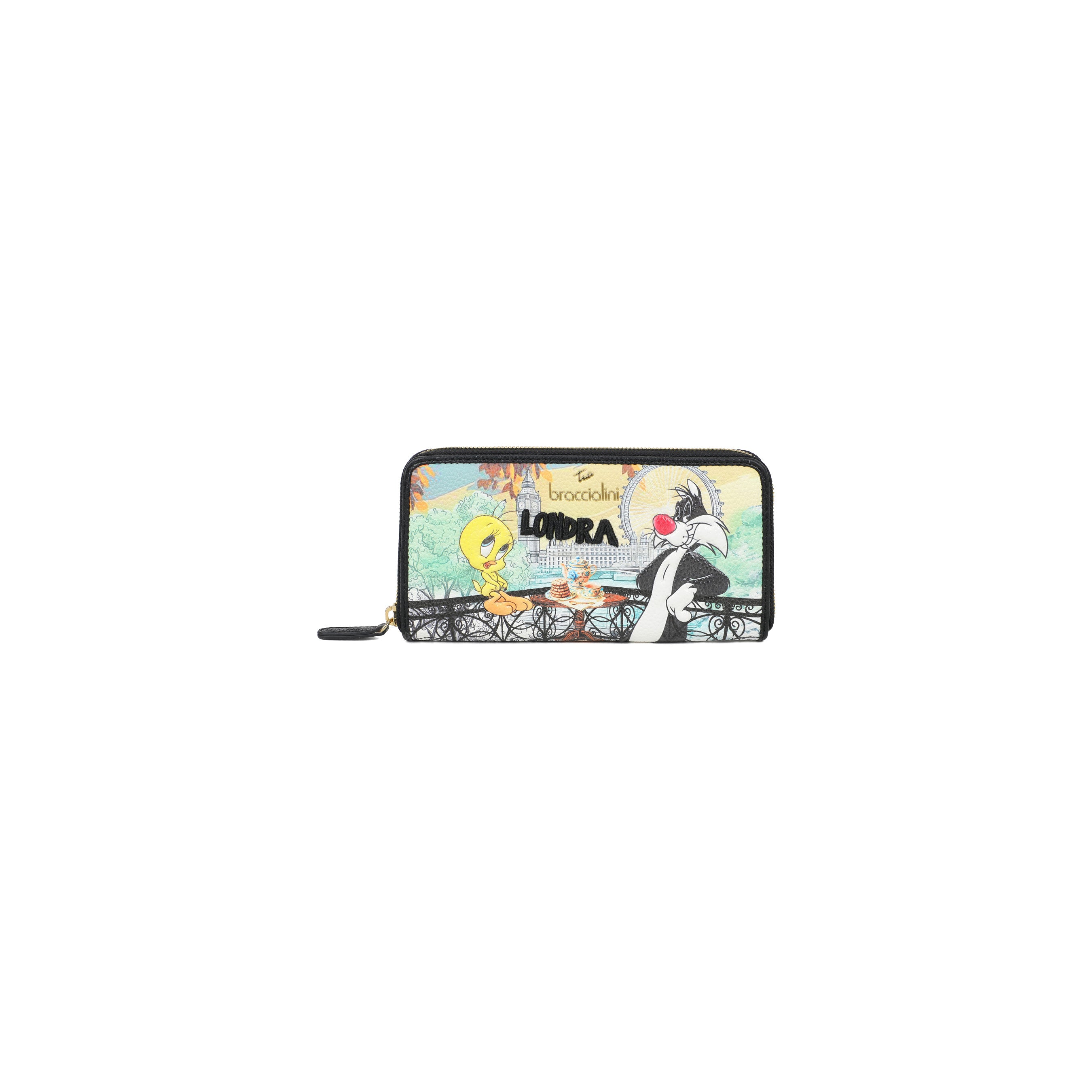 Portafoglio  Cartoline Looney Tunes Braccialini - MYLILLY