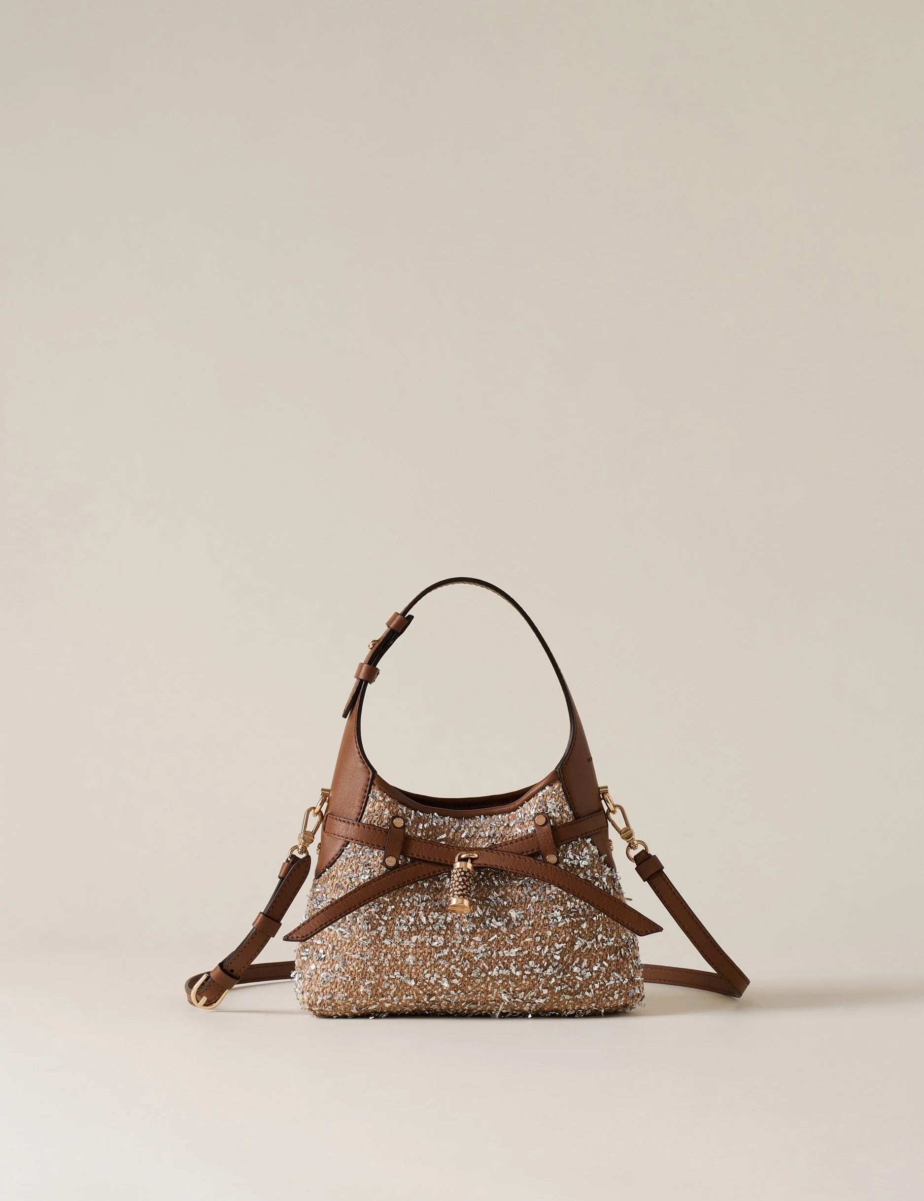 Borsa a mano Halo Mini Borbonese - MYLILLY