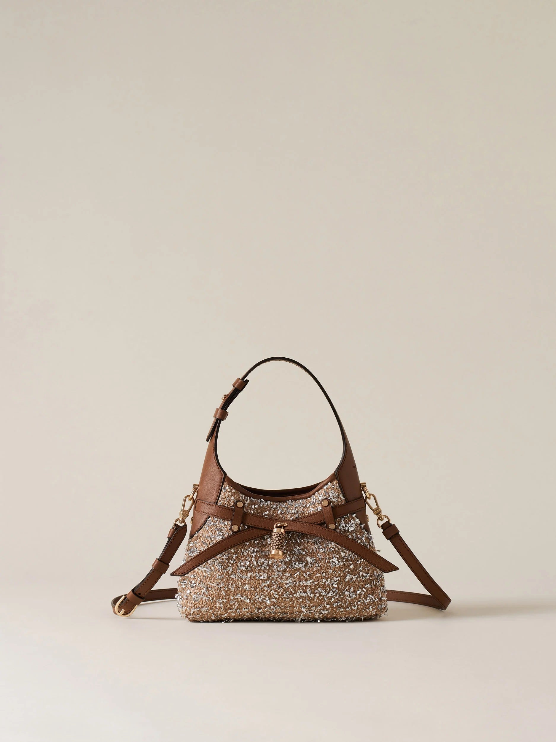 Borsa a mano Halo Mini Borbonese - MYLILLY