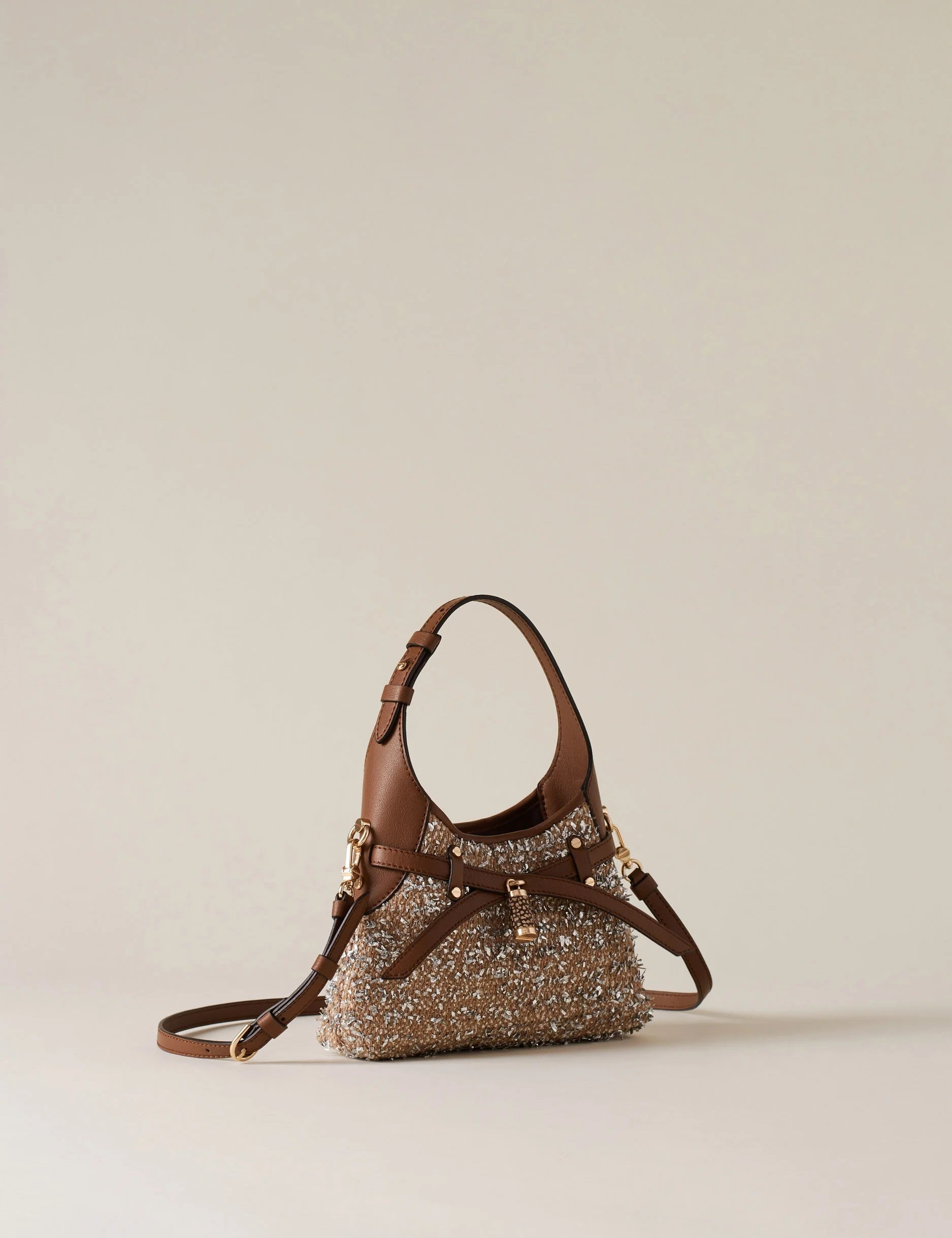 Borsa a mano Halo Mini Borbonese - MYLILLY