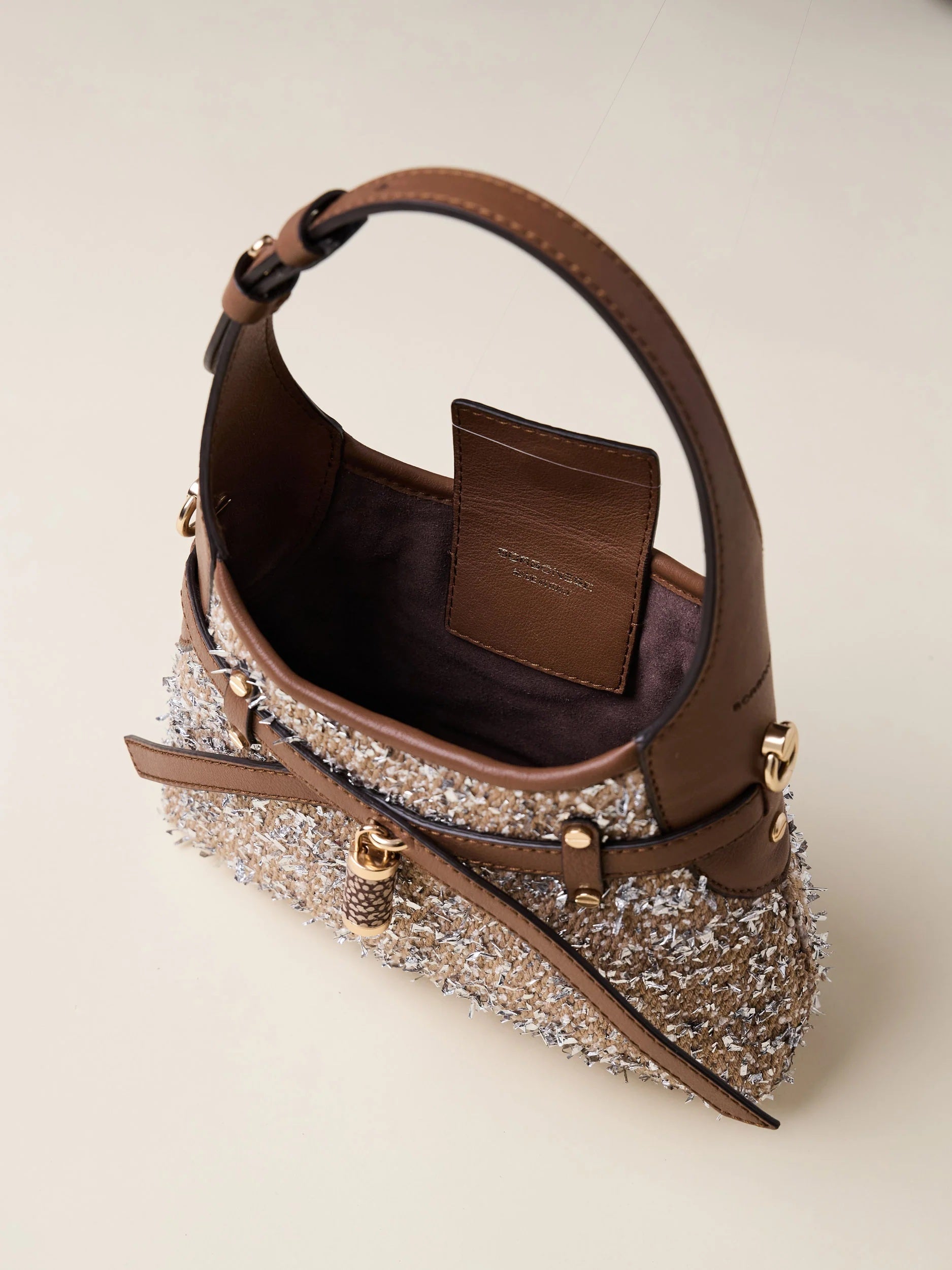 Borsa a mano Halo Mini Borbonese - MYLILLY