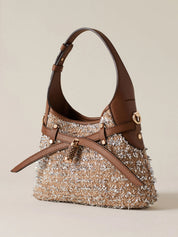 Borsa a mano Halo Mini Borbonese - MYLILLY