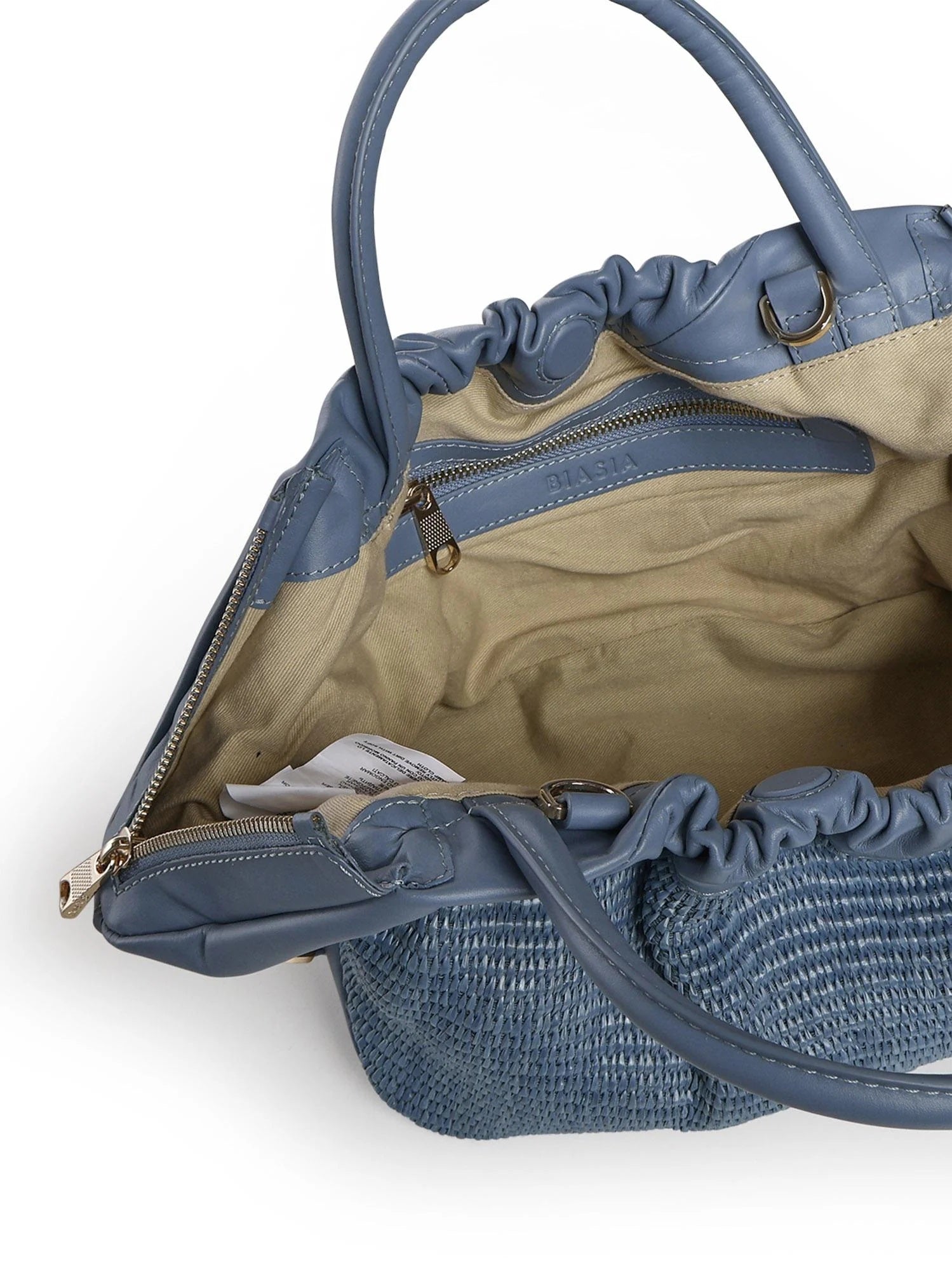 Francesco Biasia Ruffle Handbag