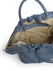 Francesco Biasia Ruffle Handbag