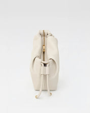 Francesco Biasia Ruffle leather crossbody bag
