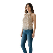 Top con balze in lyocell Vicolo - MYLILLY