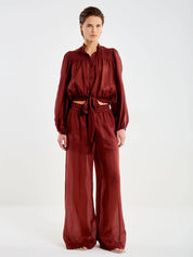 Vicolo voile trousers