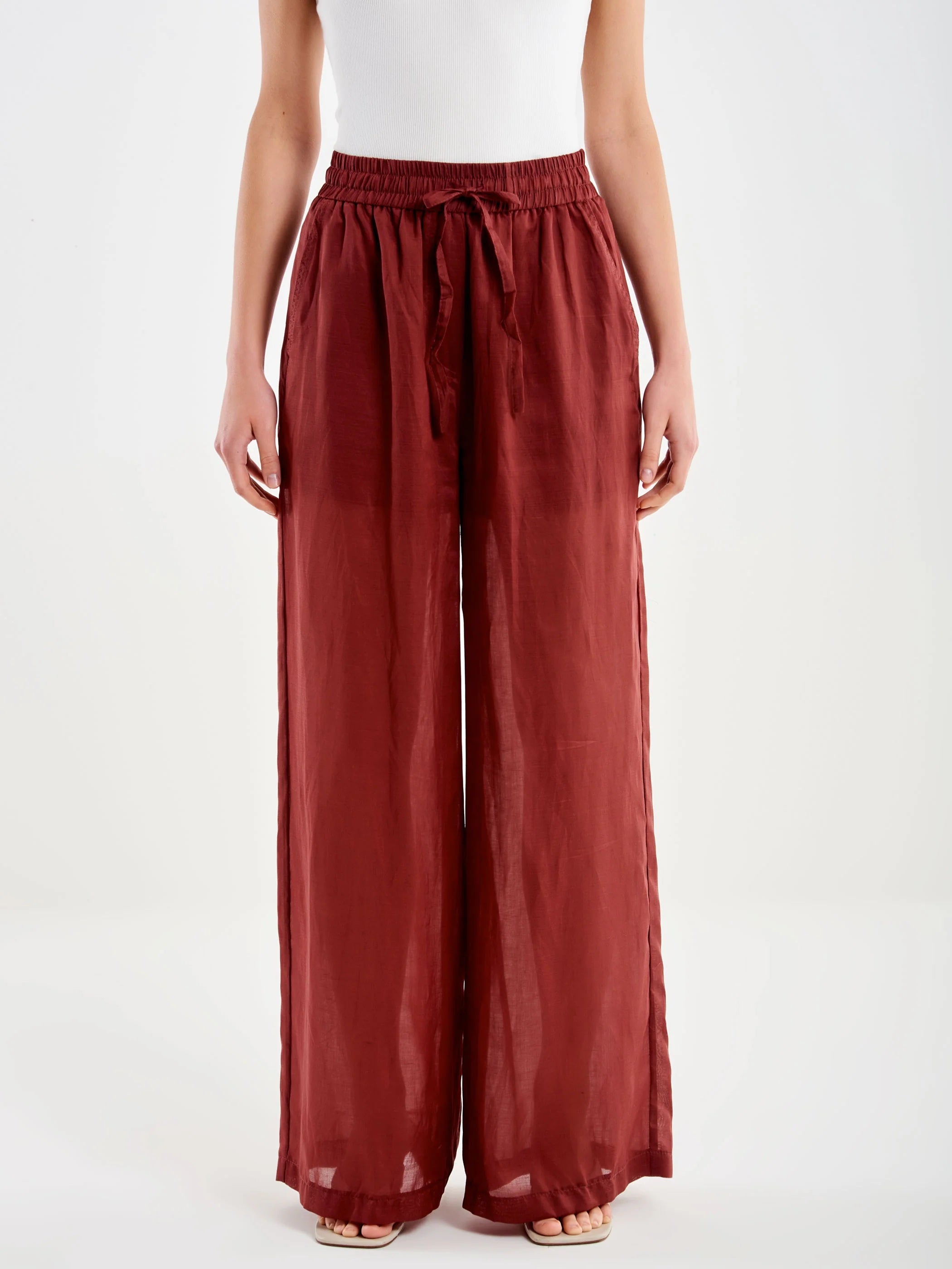 Vicolo voile trousers