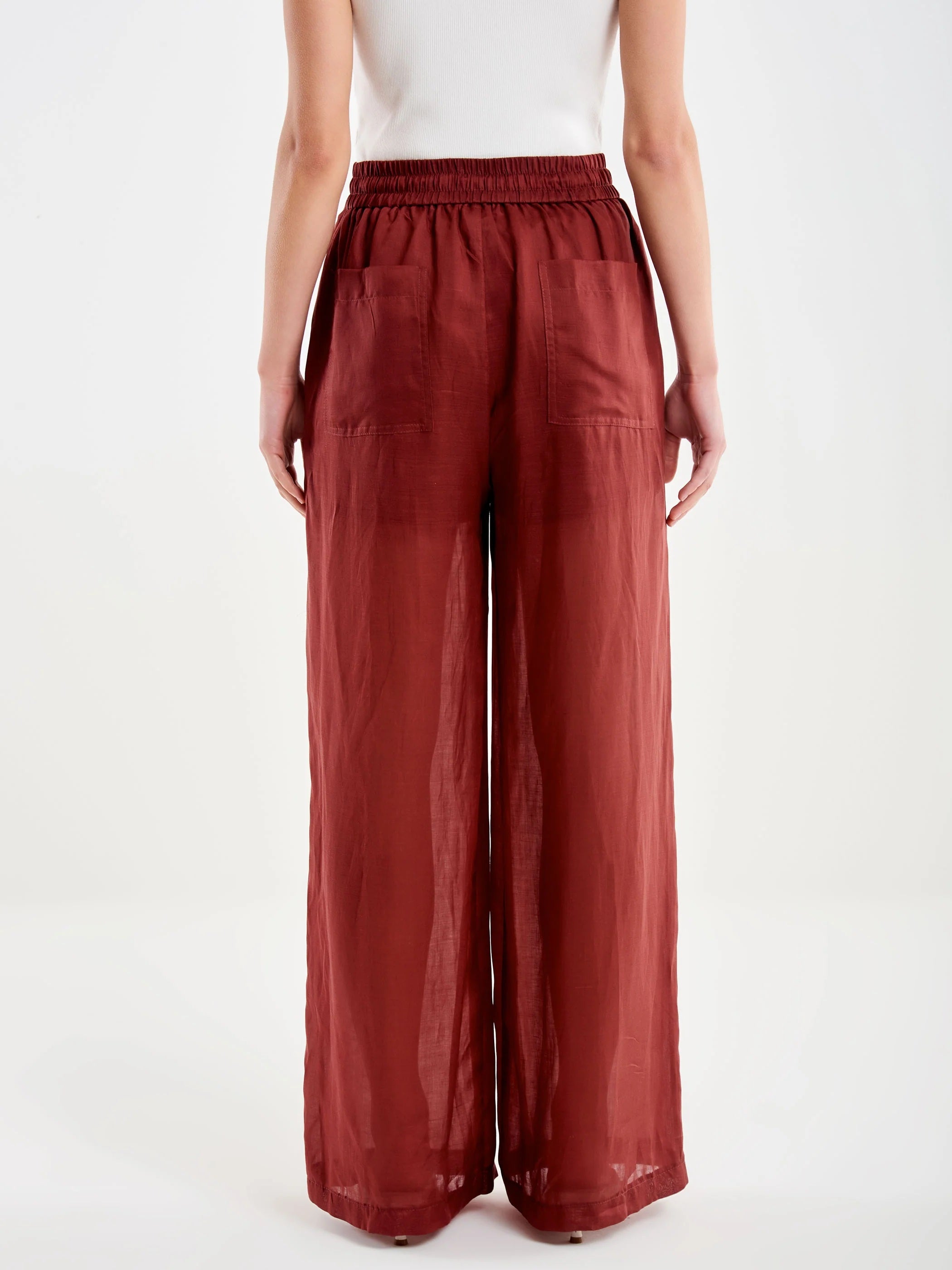 Vicolo voile trousers