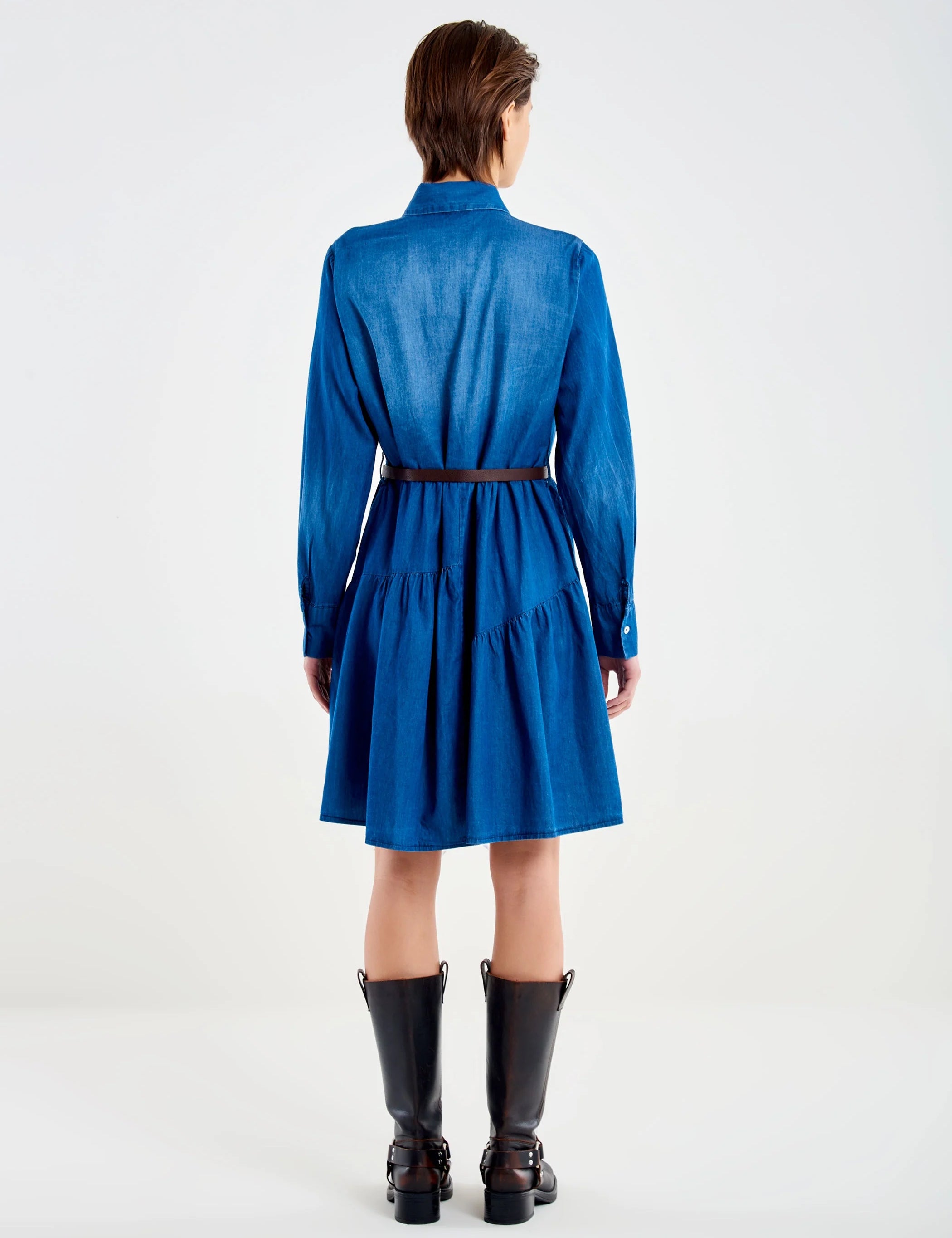 Abito corto in chambray Vicolo - MYLILLY
