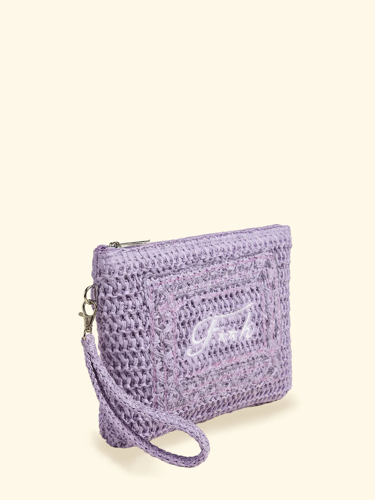 F**K Raffia Clutch