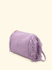 Pochette in paglia F**K
