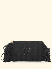 Pochette in paglia F**K