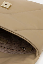 Patrizia Pepe Fly Padded Leather Shoulder Bag