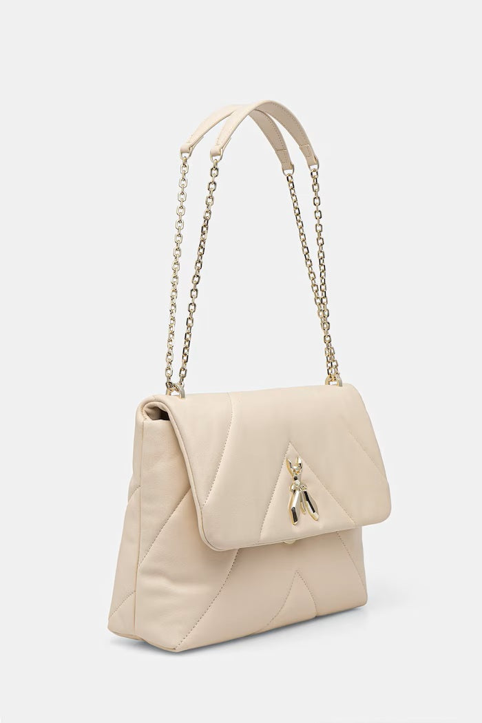 Borsa a spalla Fly Padded in pelle Patrizia Pepe