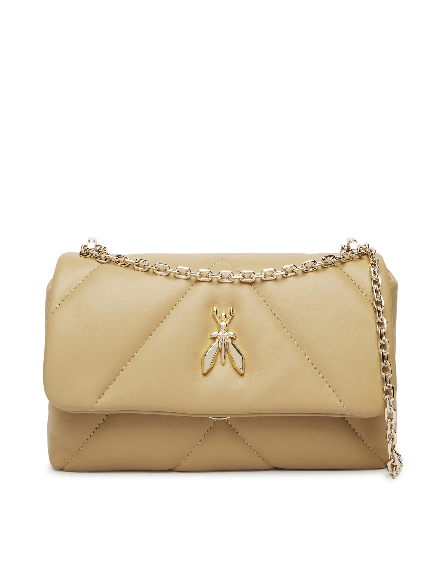 Patrizia Pepe Fly Padded Leather Shoulder Bag