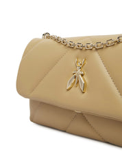 Patrizia Pepe Fly Padded Leather Shoulder Bag