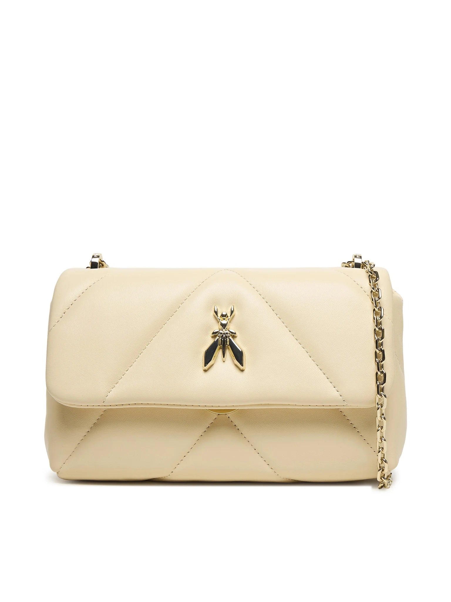 Patrizia Pepe Fly Padded Leather Shoulder Bag