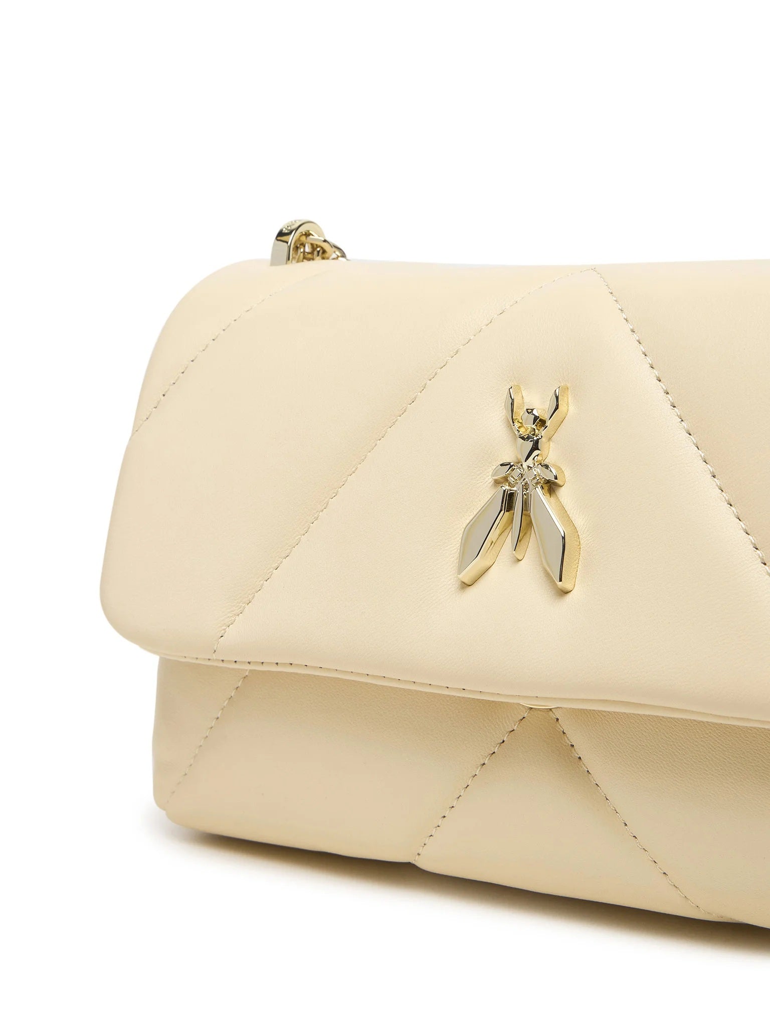Patrizia Pepe Fly Padded Leather Shoulder Bag