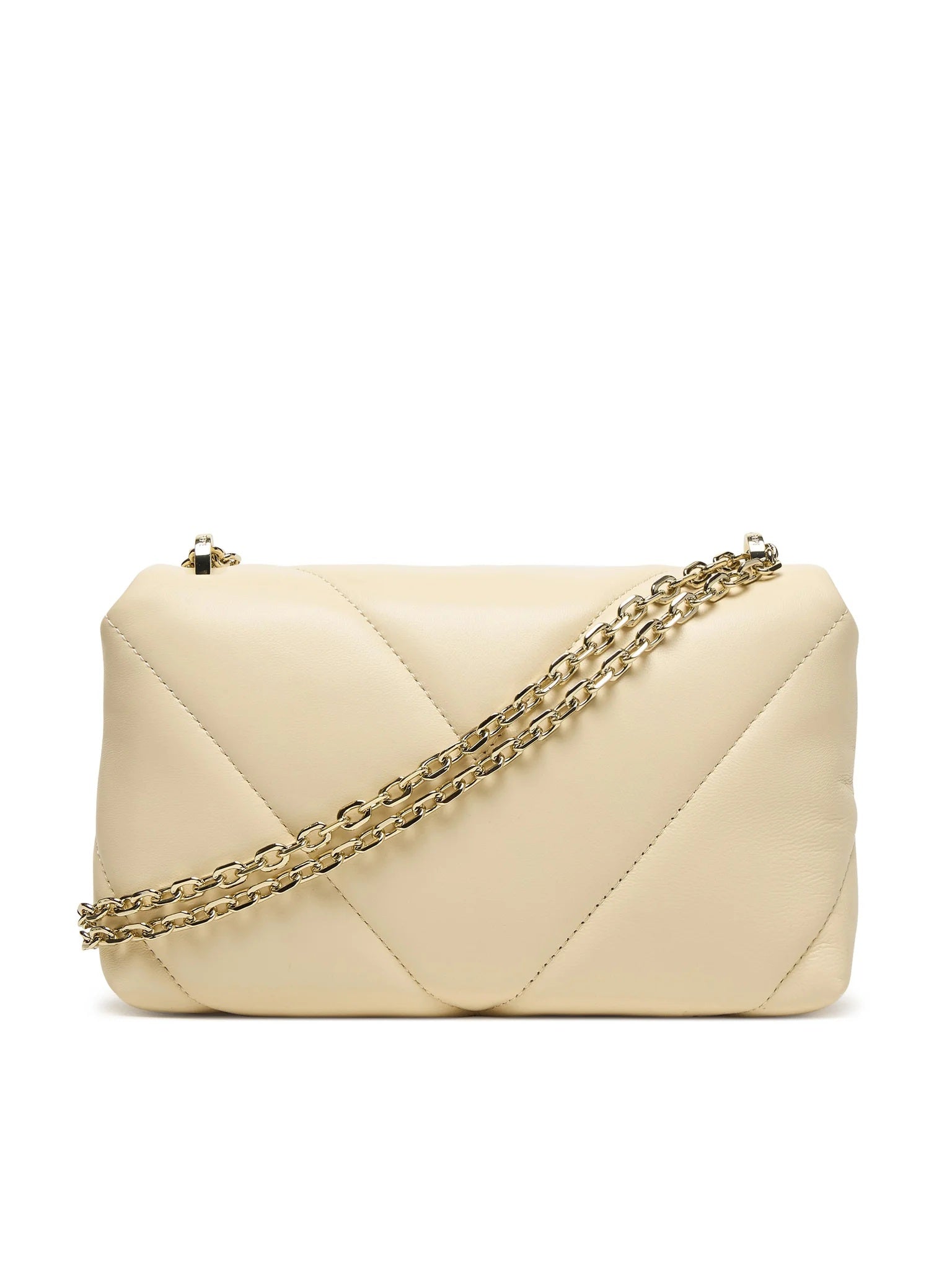 Patrizia Pepe Fly Padded Leather Shoulder Bag
