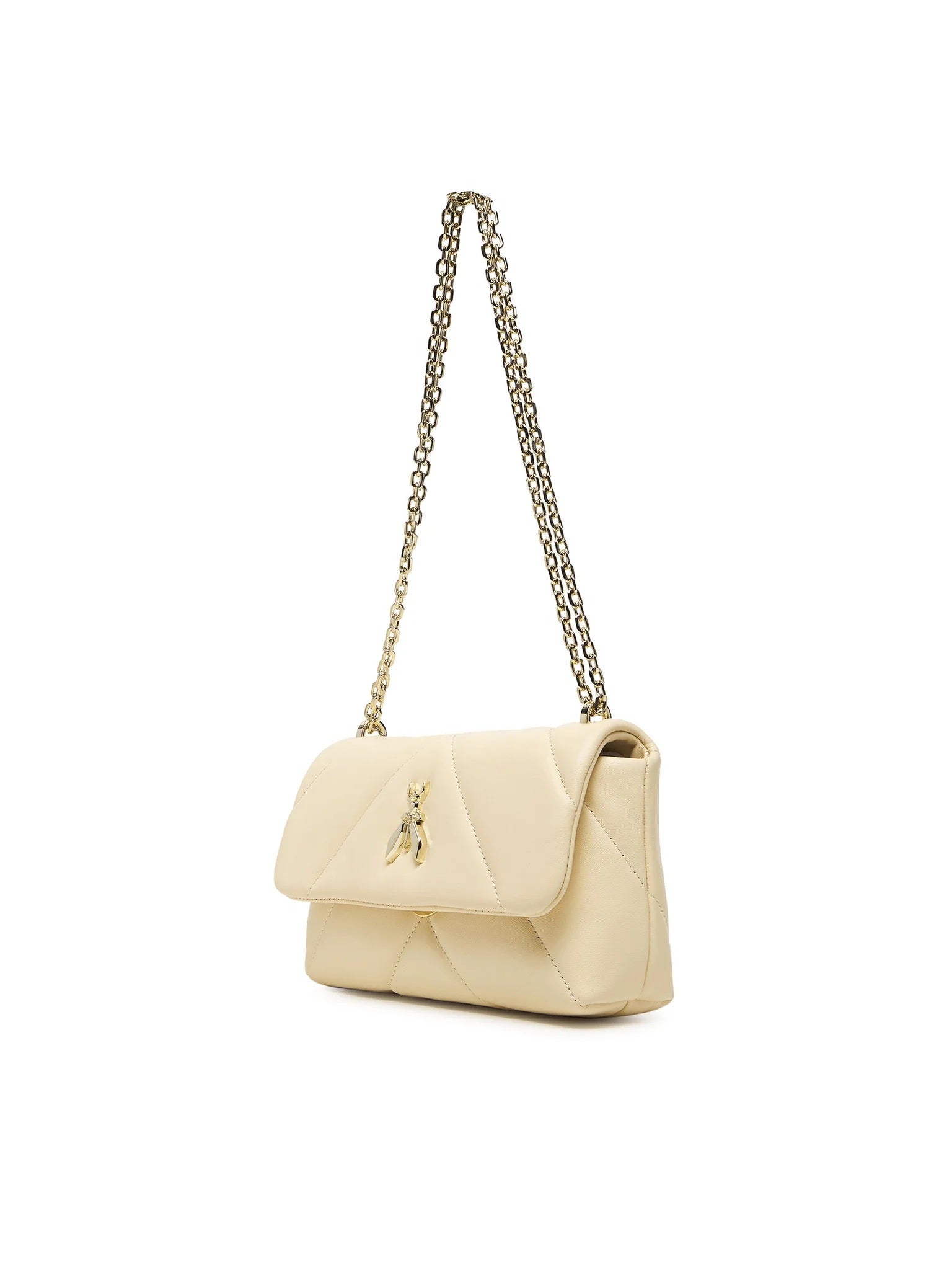 Patrizia Pepe Fly Padded Leather Shoulder Bag