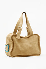 Borsa a spalla (IM)PERFECTION in suede Patrizia Pepe - MYLILLY