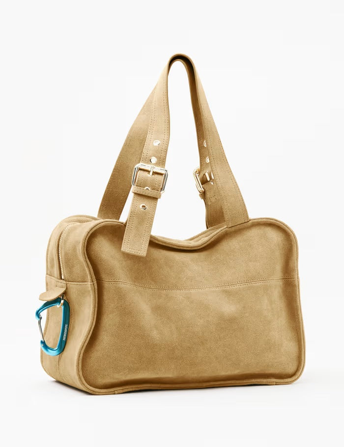 Borsa a spalla (IM)PERFECTION in suede Patrizia Pepe - MYLILLY