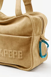 Borsa a spalla (IM)PERFECTION in suede Patrizia Pepe - MYLILLY