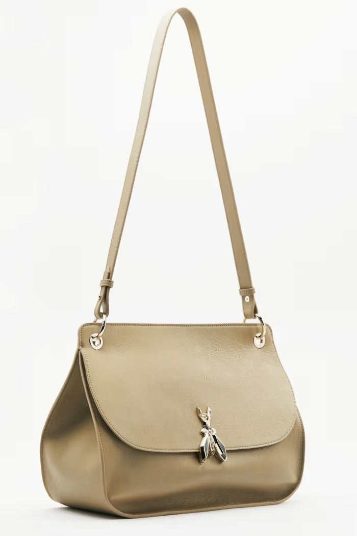 Borsa a spalla Soft Essential Fly in pelle Patrizia Pepe - MYLILLY