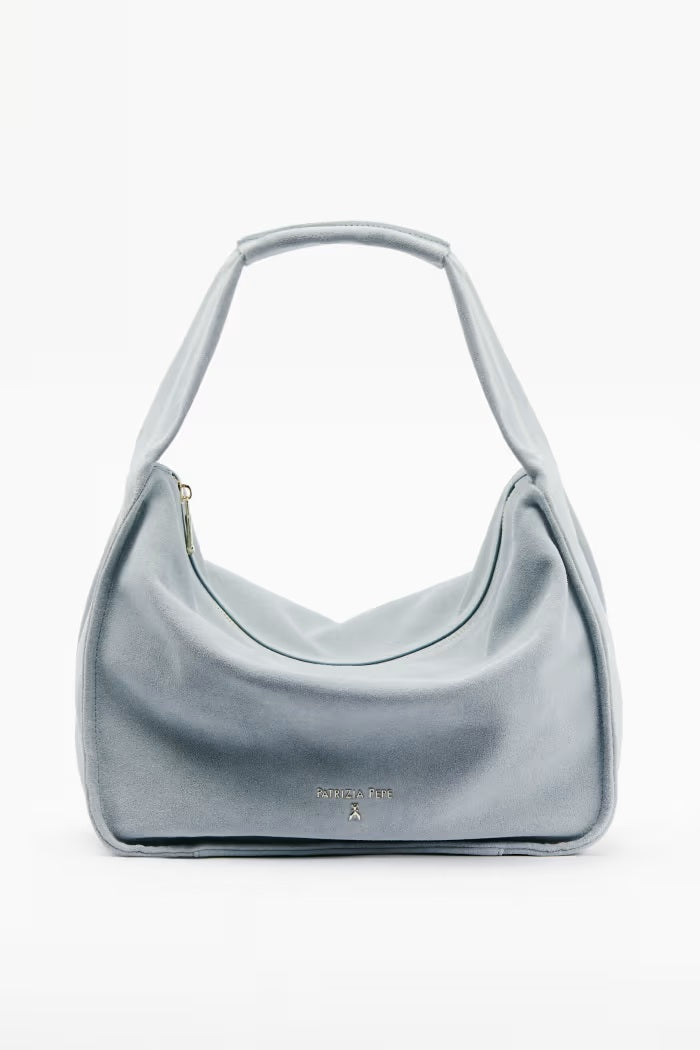 Patrizia Pepe Contemporary Hobo Suede Shoulder Bag
