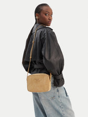 Borsa a tracolla in suede Patrizia Pepe