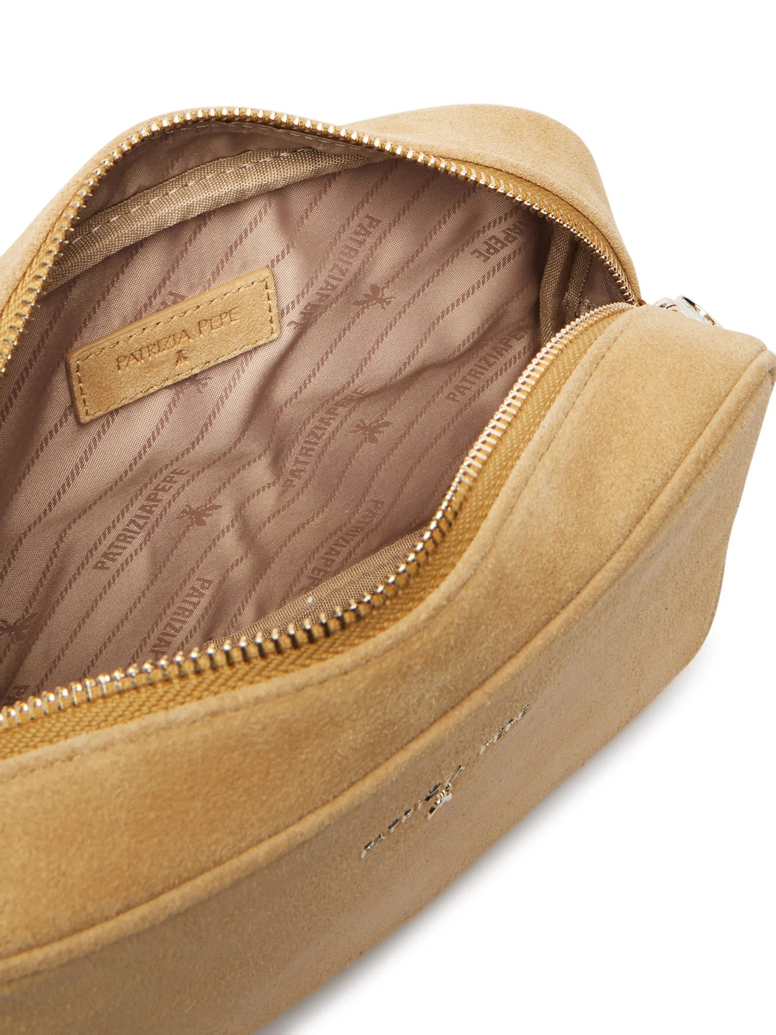 Borsa a tracolla in suede Patrizia Pepe