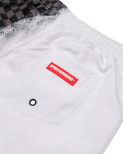 Shark In Paris Grey Swim Trunks Sprayground