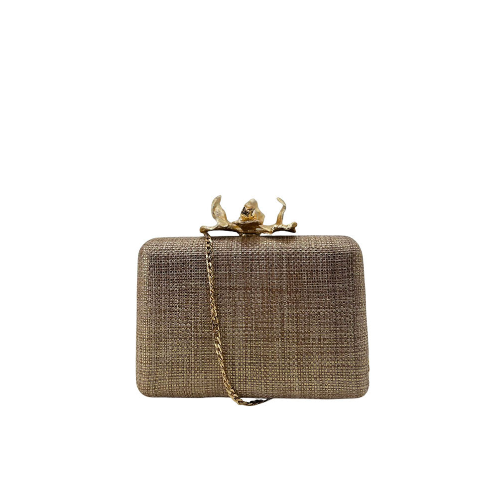 Clutch da donna con dettaglio floreale - MYLILLY