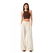 Pantalone in lino e viscosa Vicolo