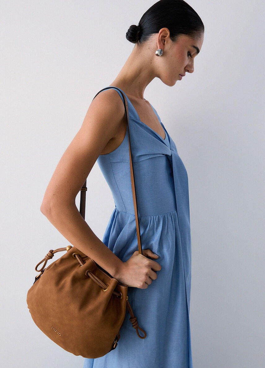 Liu Jo Ginesa nubuck shoulder bag