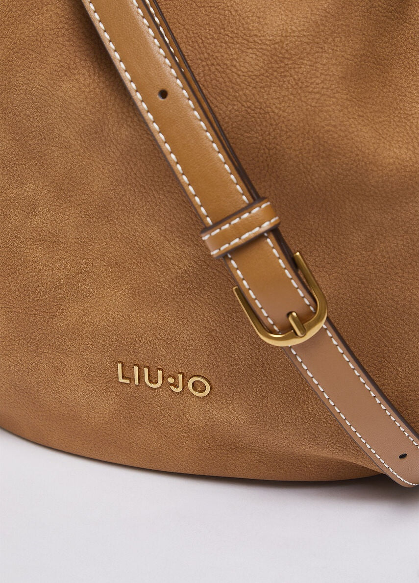 Liu Jo Ginesa nubuck shoulder bag