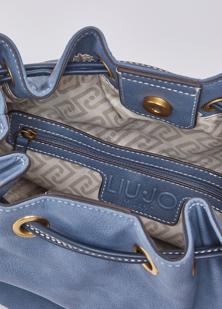 Liu Jo Ginesa nubuck shoulder bag