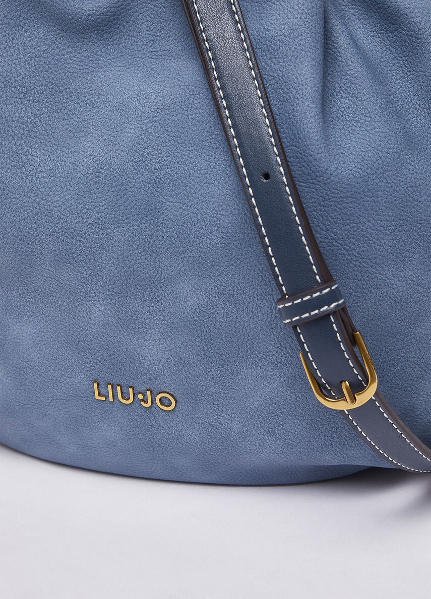 Liu Jo Ginesa nubuck shoulder bag