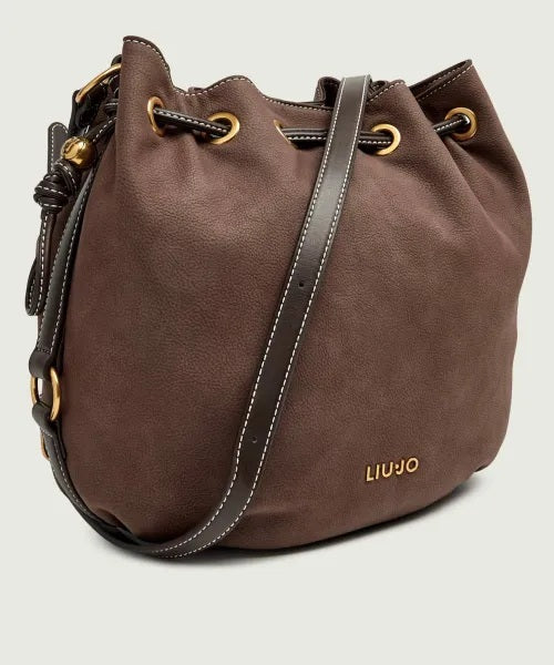 Liu Jo Ginesa nubuck shoulder bag