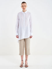 Camicia Asimmetrica Over in cotone Vicolo