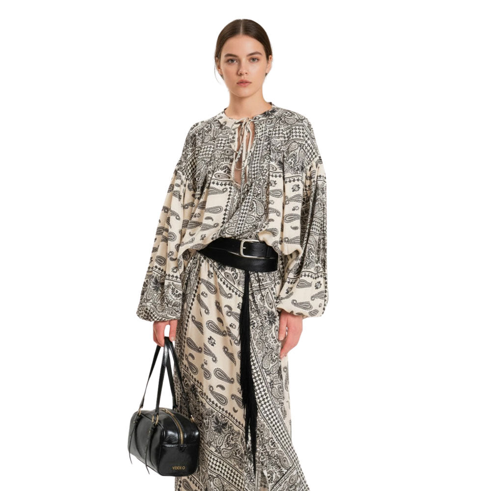 Patterned viscose blouse Vicolo
