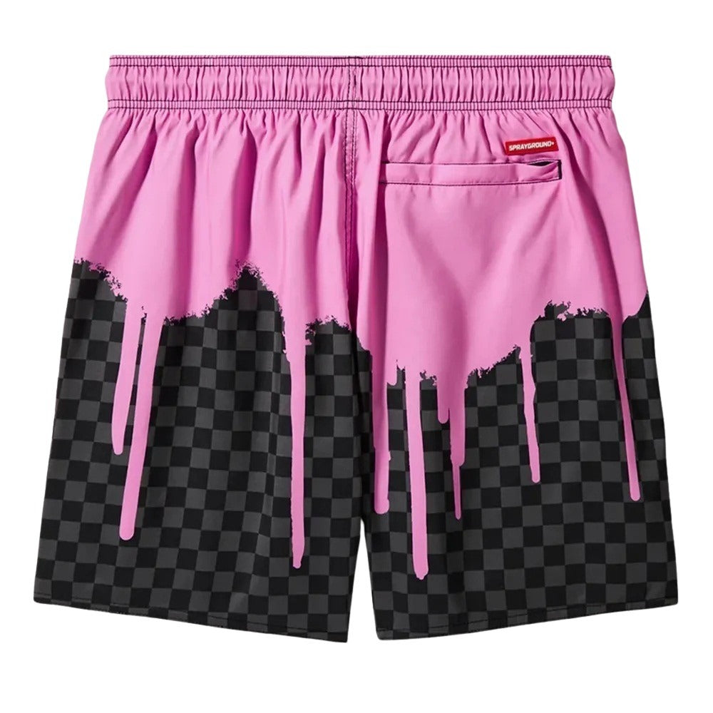 Costume Pink Paint Drips Swim Short Sprayground