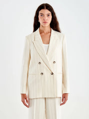 Blazer Doppiopetto Gessato Vicolo