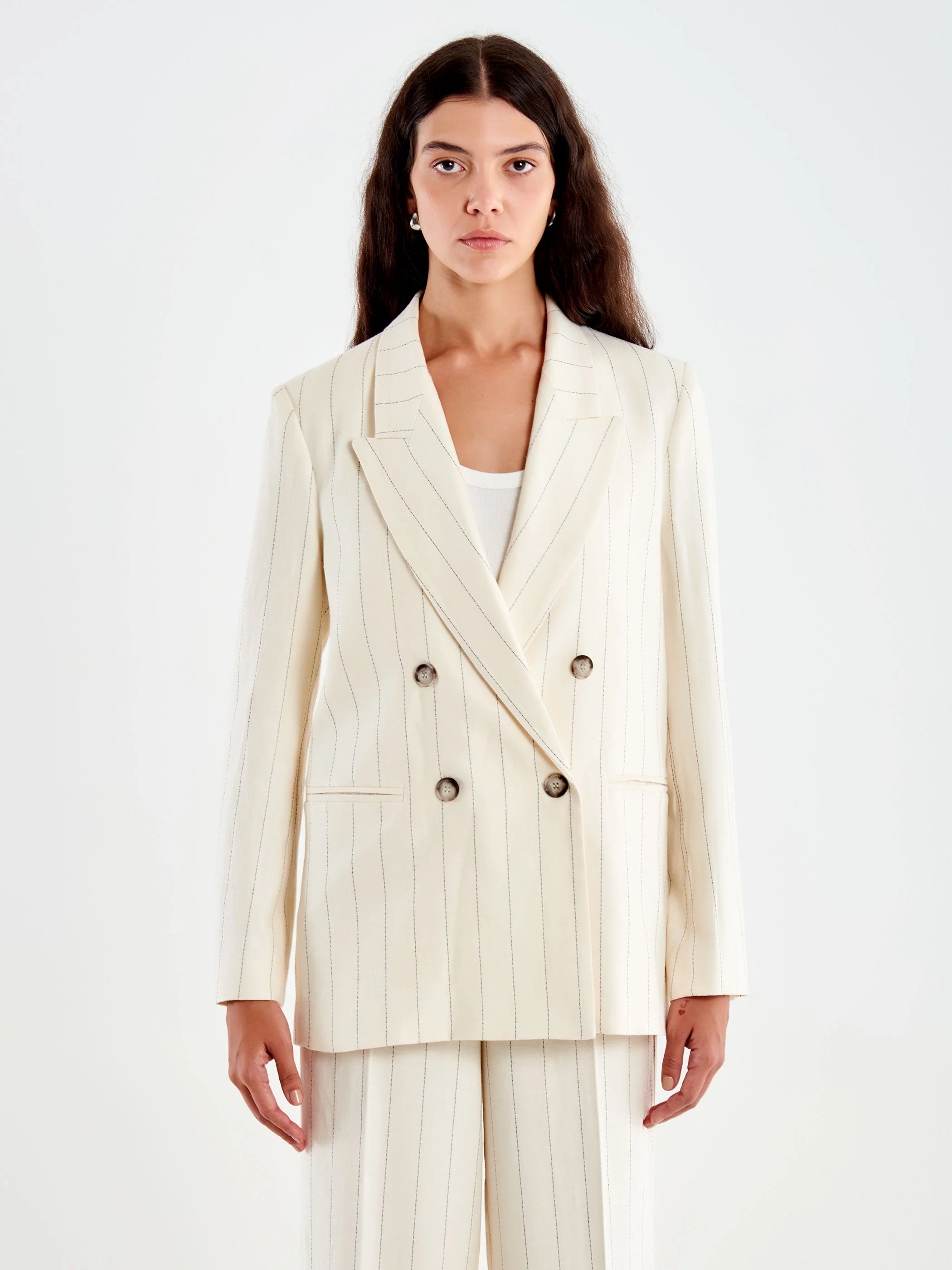 Blazer Doppiopetto Gessato Vicolo