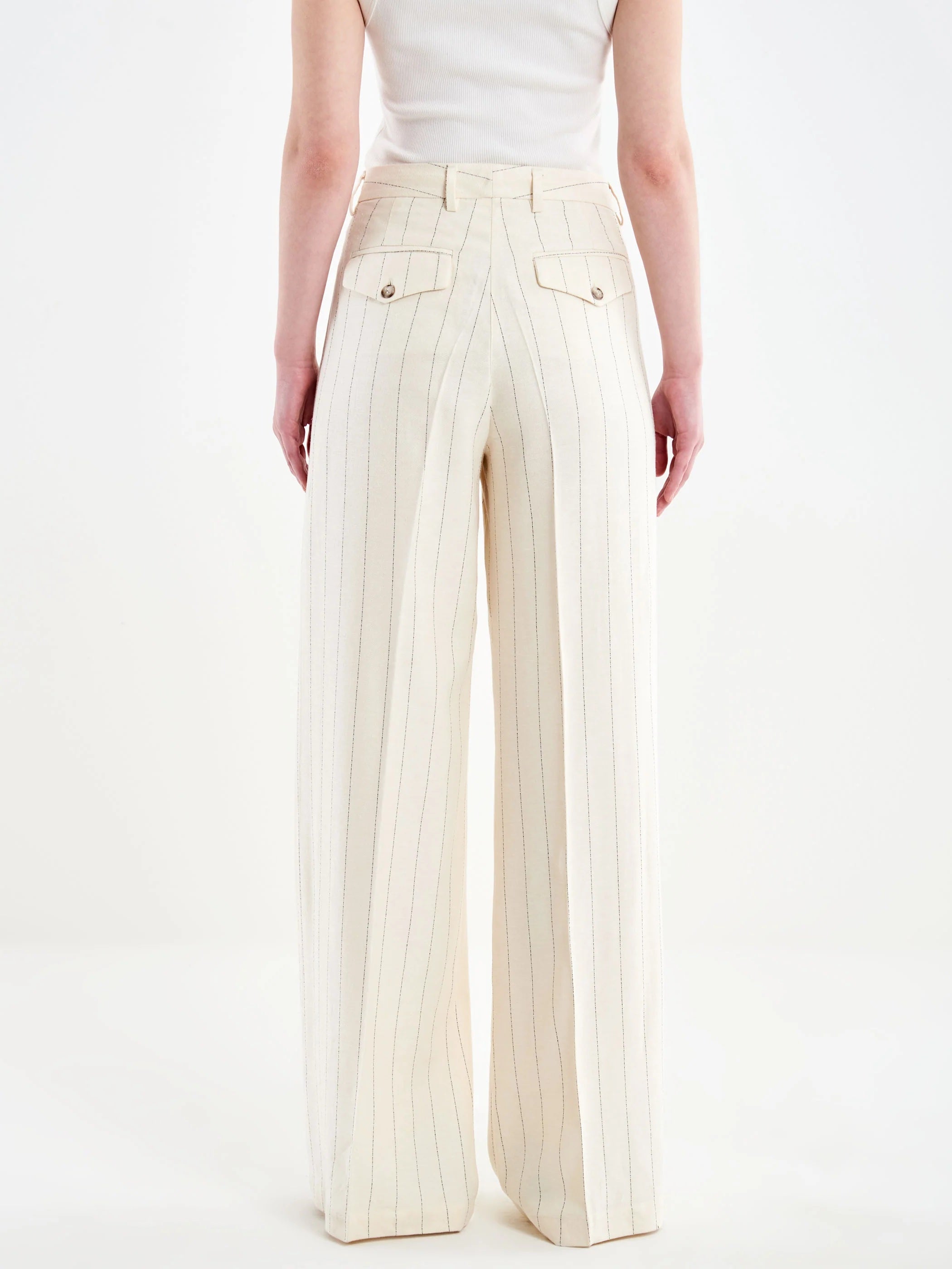 Pinstriped Boy Fit Vicolo Trousers