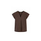 Blusa in cotone scollo V Vicolo
