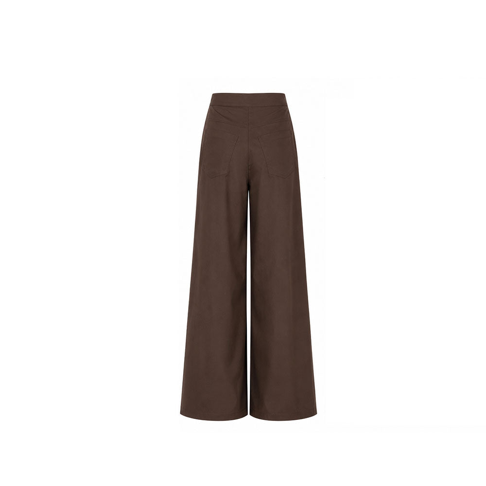 Pantalone palazzo in cotone Vicolo