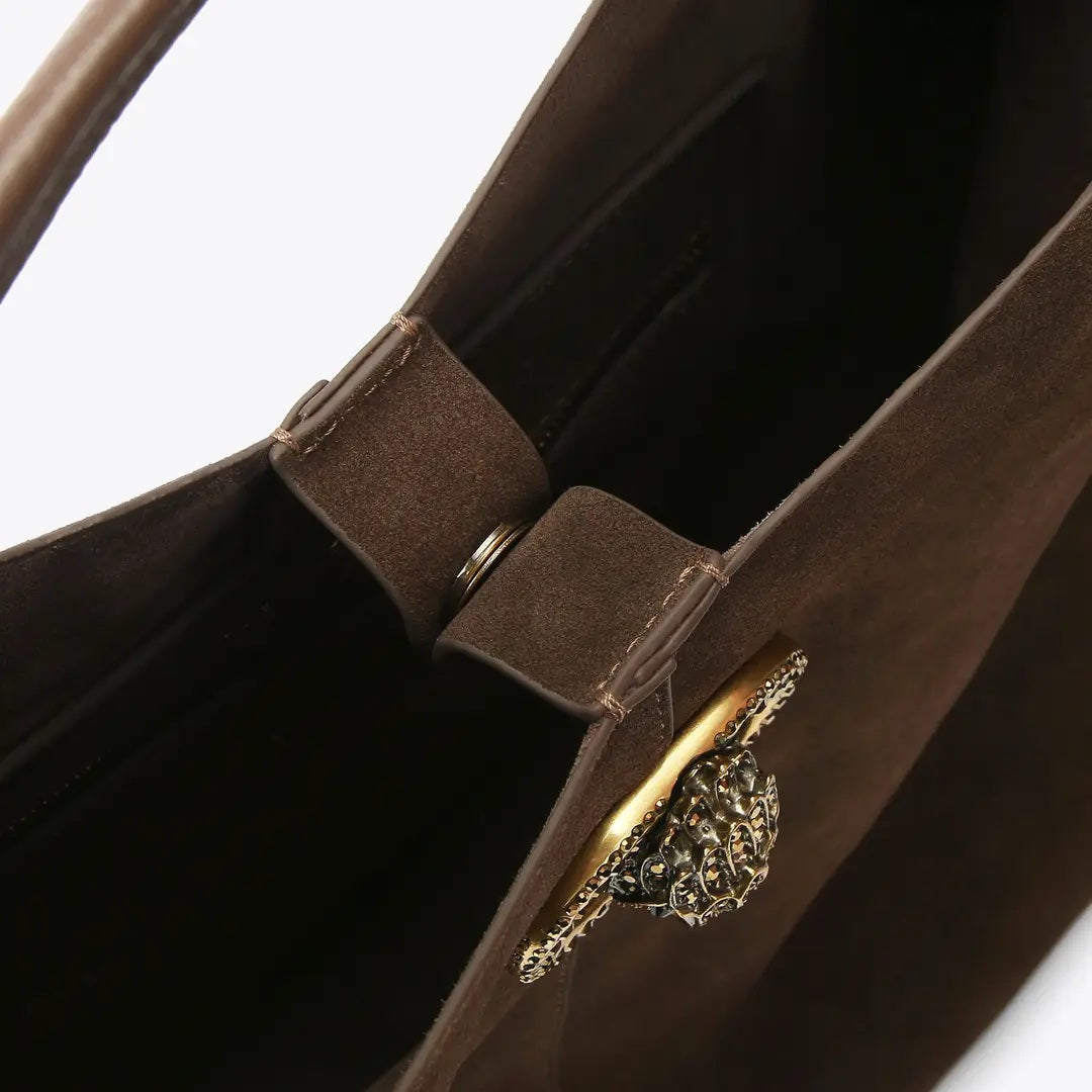 Kurt Geiger Chelsea Large Slouch Suede Hobo Bag