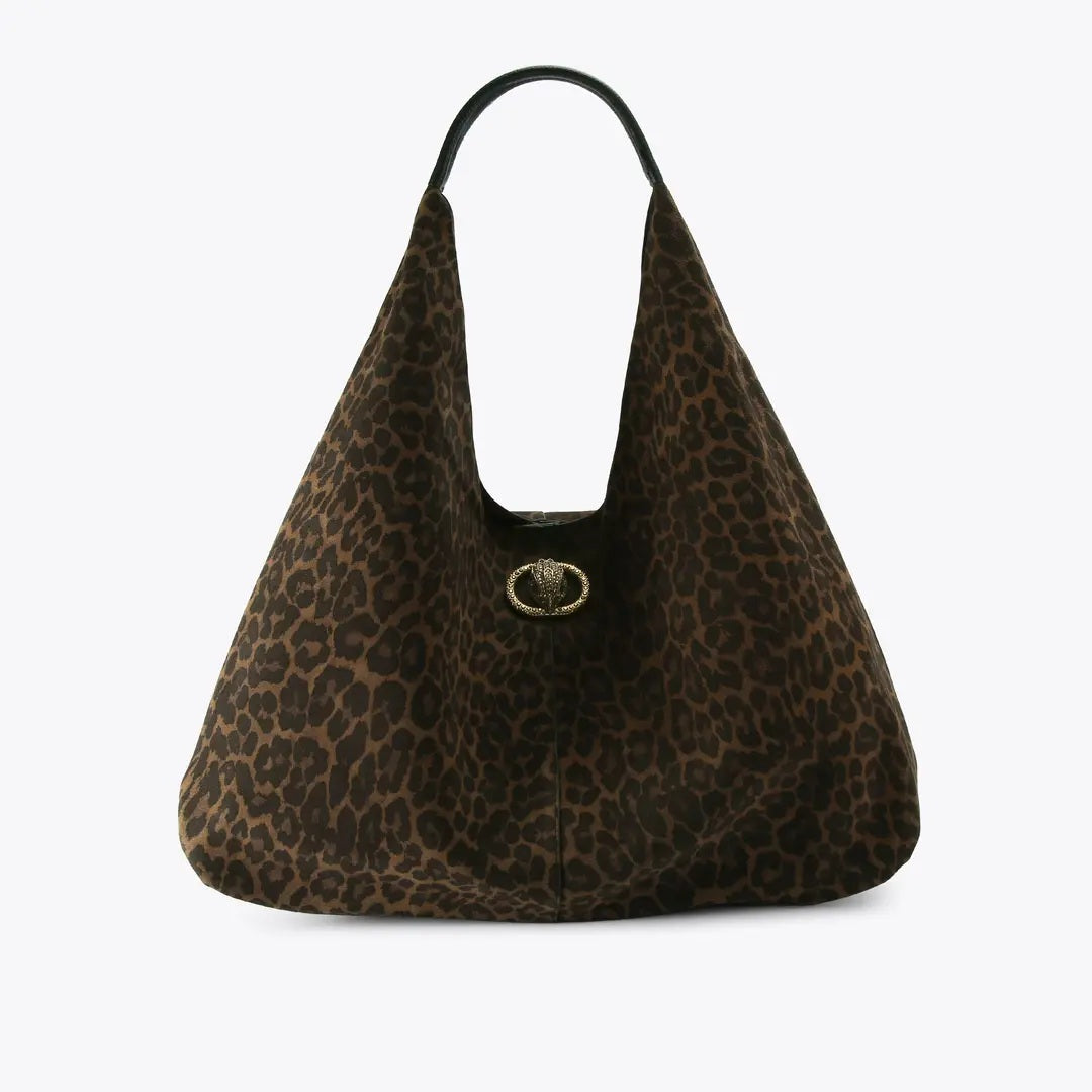 Borsa Chelsea Large Slouch Hobo in pelle scamosciata Kurt Geiger